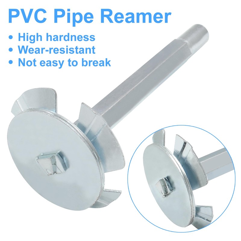 Biaungdo 2 Inch Plumbing PVC Pipe Reamer Cutter, PVC Pipe