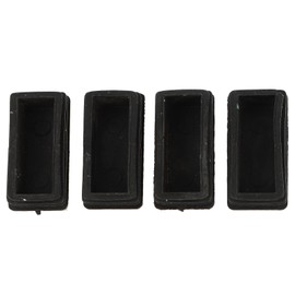 DOITOOL 4pcs Stair Mats Extension Ladder Non- Skid Ladder Foot Pads Telescoping Ladder Steep Ladder Foot Pads Ladder Leg Protectors Ladder Leg Covers Step Ladder Stool Legs Non-Slip Rubber