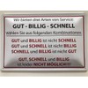 Metal Sign 20 x 30 cm We offer three types