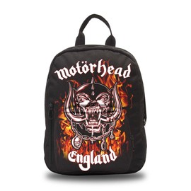 Rocksax Unisex Motorhead Backpack-England Fire Mini Backpack - Black, black