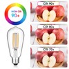 Gozelux Vintage LED Edison Bulbs, 6W, Equivalent 60W, Dimmable, High