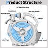 Wofeili Garden Retractable Hose Reel, Portable Simple Home Hose Reel