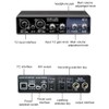 Portable Audio Interface USB Sound Card Mic Preamplifier Computers Recording