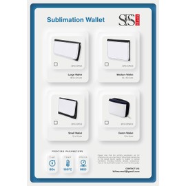 Wallet Denim Jean Purse Blank Dye Sublimation Heat Press Thermal Transfer Small Craft 12 x 10 cm