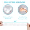 Ortarco 100PCS Large Disposable Shower Caps for Women reusable waterproof,