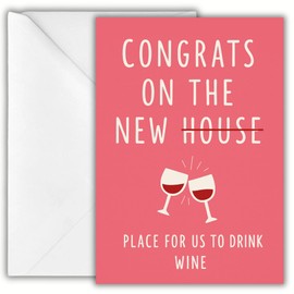 Bro Prints®: Funny House Warming Greeting Card for Him and Her - New Home Card