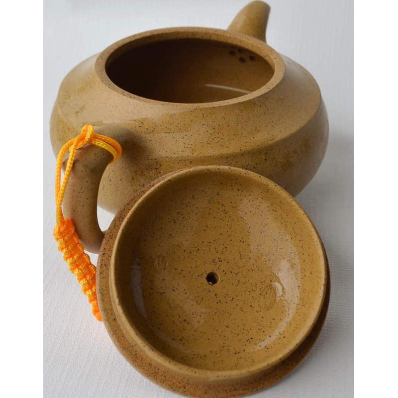 Teapot 11oz Chinese Yixing Pots Yellow Clay Real Zisha Handmade