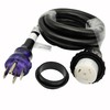 Parkworld 63296 RV Shore Power 50A Extension Cord Adapter, NEMA