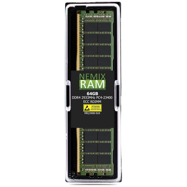 NEMIX RAM 64GB (1X64GB) DDR4 2933MHZ PC4-23400 2Rx4 1.2V CL21