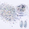 Exquisite 8 Piece Sequin Set, Glitter Powder for Nails, Versatile