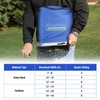 Zipcase 25lb Bag Seed Spreader with Waterproof Bag, Blue