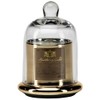 Small Glass Jar Candle with Bell Cloche, Golden Beach Scent (Set of 2)