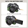 MUZIRI KINOKOO Canon EOS R8 Case, Retro Style Genuine Leather