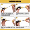 Tujoe HVAC Valve Core Remover Tool and HVAC Service Wrench