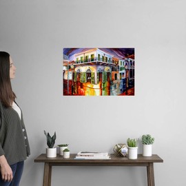 CANVAS ON DEMAND Old Absinthe House Wall Decal, New Orleans Artwork