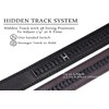 [Nelbons] Men's Leather Ratchet Belt Strap Fits 35mm 1 3/8"