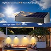 Brizled Solar Fence Lights Outdoor, 8 Pack 9 Colors &