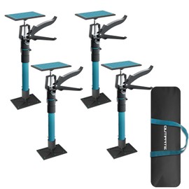 OUTIMATE Adjustable Support Pole, Cabinet Jacks for Installing Cabinets, Telescoping Support Poles Range from 13.8'' to 24'' Third Hand Tool for Installation, 132 LB Capacity, 4 Packs