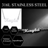 Samantha Necklace Stainless Steel Script Nameplate Jewelry Women Girls Name
