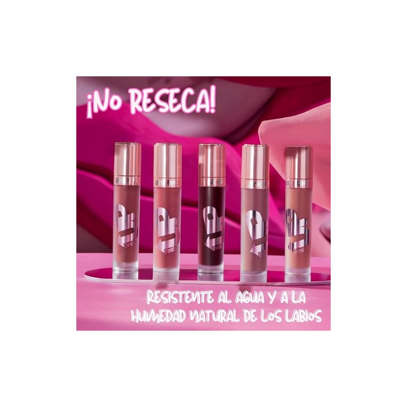 PINK UP, Ultimate, Labial de larga duración, Color intenso, Fórmula