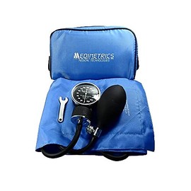 MEDIMETRICS - Kit Baumanómetro Aneroide Presión Arterial Medimetrics (Cielo)                                                                          