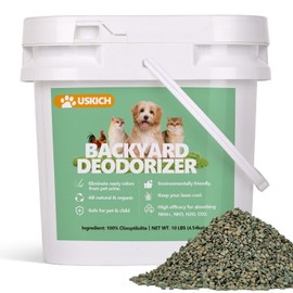 Backyard Deodorizer,10 lbs Yard Odor Eliminator,Eliminates Stool and Urine Odor on Potty Patches,Artificial Turf,Grass,Lawns,Patios,Concrete&Playgrounds-Cat Litter Box Odor Eliminator & Freshener