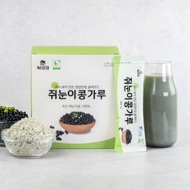 Ssarijae Sunsik Domestic rat-eye soybean powder black medicinal bean powder black soybean misut powder 25g, 20 pieces / 싸리재 선식 국산 쥐눈이 콩가루 검은 약콩 분말 검정콩 미숫가루 25g, 20개