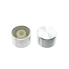 ROZELLA HOME - Juego de 2 pomos de actualización TM680/KT68/GK68, aleación de aluminio, galvanoplastia de lujo, accesorios de actualización de teclado mecánico (plata)