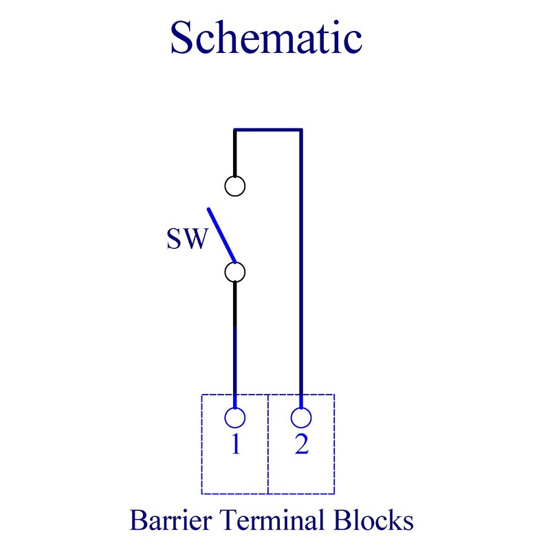 DIN Rail Mount Paddle Rocker Switch Module, 10Amp 250VAC /