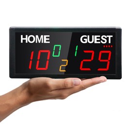 GAN XIN Portable Wireless Digital Scoreboard with Remote Control - Bright LED Display, Multiple Sport Modes & Long Battery Life for Outdoor/Indoor Games, Volleyball, Basketball, Cornhole, Pickleball