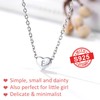 PROSILVER Silver Initial Necklace Women Chain with Letter F Heart