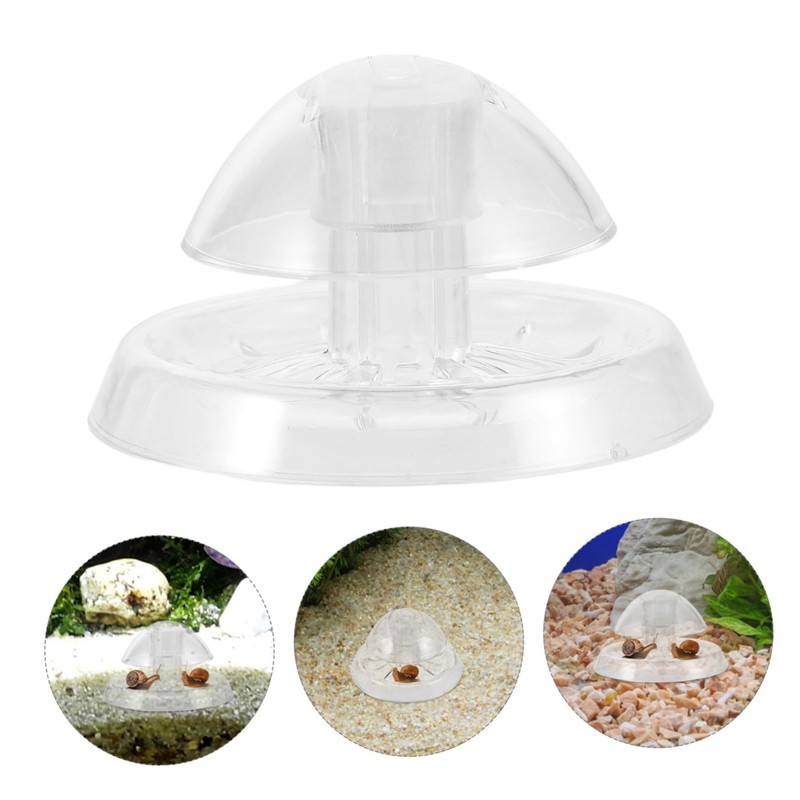 WOONEKY Aquarium Snail Catcher Practical Plastic Snail Trap for Freshwater