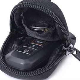 2 Pack Tactical Mini Coin Pouch Military Compact EDC Pouch Utility Backpack Accessories Bag Purse Key Small Tool Earphone Credit Card Holder Sport Waist Pack (Black 2)