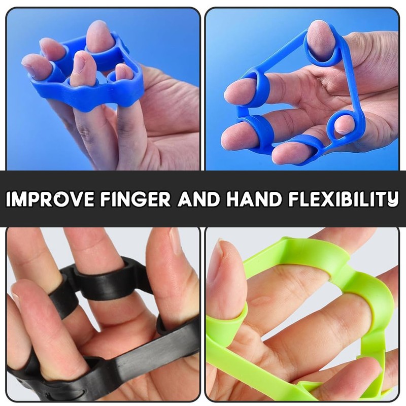 HABNI 5 Pcs Grip Strength Trainer Finger Trainer Forearm Strengthener