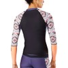 Dakine Damen Lycra kurz Flow Print Snug Fit Rash Guard