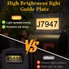 LumiZen Solar Mailbox Numbers, Double Sided RGB Color Changing Address