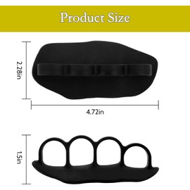 Wvu & Wvo 1 Paar Silikon Trainingshandschuhe Handschutz Anti Rutsch Gym Grips Fingerlos Gym Handschuhe für Klimmzüge, Crosstraining, Gewichtheben, Gymnastik, Fitness Zubehör