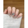 BIBII Nails Handmade Nail Tip, 3D Nails, Medium Long, Floral
