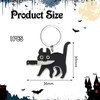 LunarCharm Black Cat Keychain Gifts for Cat Lovers for Women