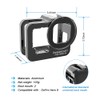 Forevercam Aluminum Cover Case Competible for Gopro Hero 12/11/10/9 Black
