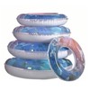 Float Ring for Kids, Adults, O-Shaped, Swimming, Diamond Pattern, Glitter,