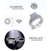 ZDIFDIC Wedding Ring Sets Promise Ring Couples Bridal Sets for