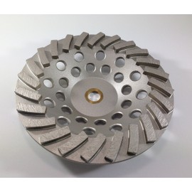 7" Concrete Grinding Cup Wheel 24 Segments - Non Threaded - 7/8-5/8