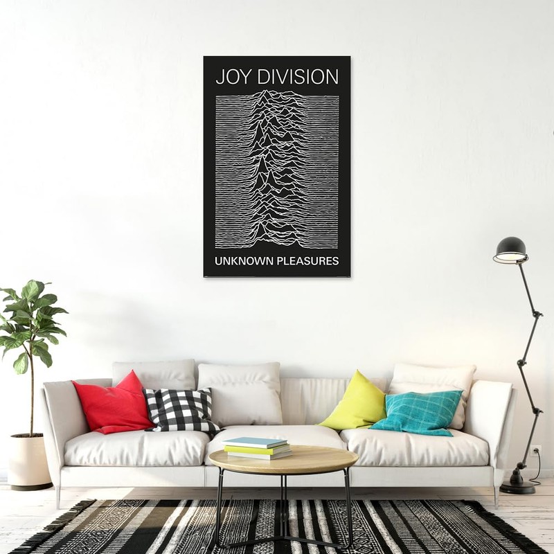 Joy Division - Music Poster (Unknown Pleasure - Album Cover)