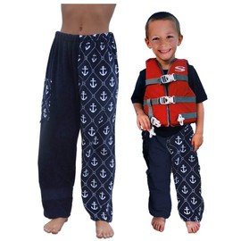 Paradise Towelwear Co. Towel Pants for Swimmers – Cotton Terry Towel Pants – Beach Coverup – Resort Wear – Swim wear Navy