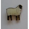 White Sheep with Black Face Lapel Hat Pin Farm 4-H