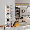 Mishukaze Rotating Shoe Rack 7 Tier Rotating Shoe Rack Freestanding