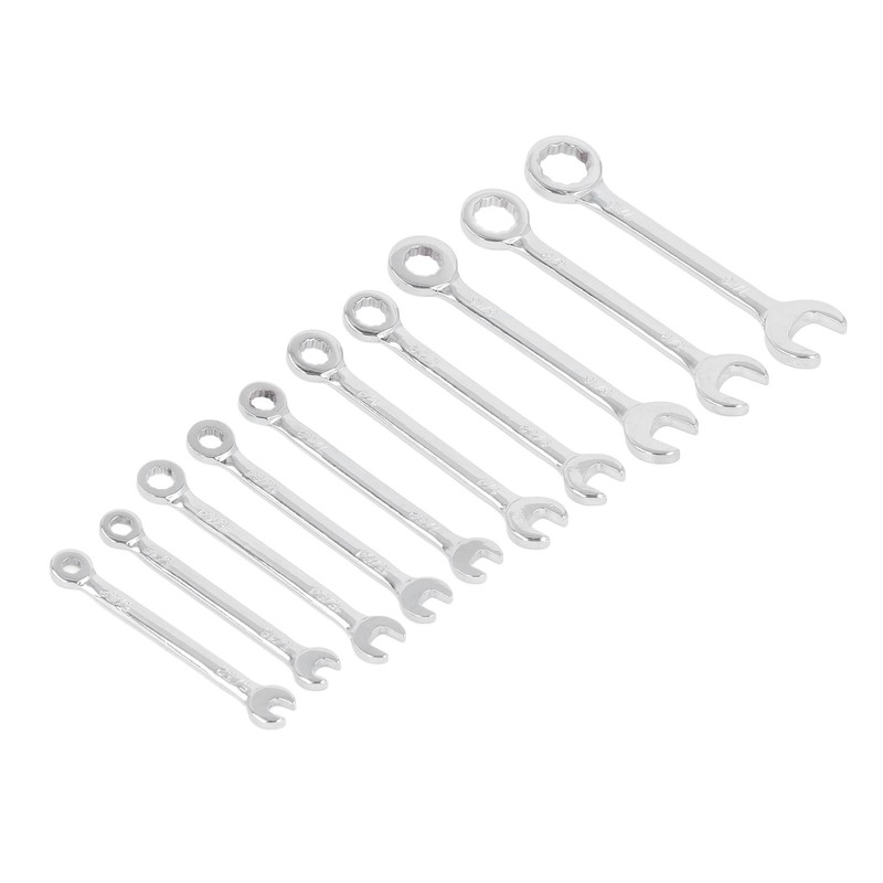 10PCS Wrench Set Chrome Vanadium Steel Flexible Mini Combination Wrench