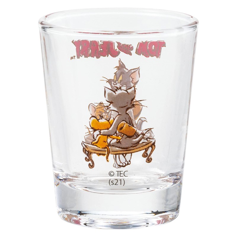 Sunart SAN3653-7 Tom and Jerry Mini Glass, 1.7 fl oz