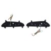 LED Rear Bumper Reflective Fog Brake Turn Indicator Black Left